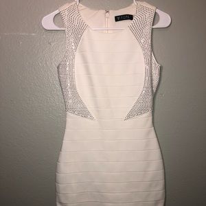 GUESS Elegant White Sparkle Dress